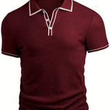 Lyle Men's Ribbed Polo Shirt