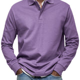 Brian Men's Long Sleeve Polo Shirt
