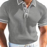 Lyle Men's Ribbed Polo Shirt