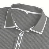 Lyle Men's Ribbed Polo Shirt
