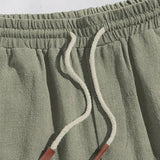 Casual Men's Linen-Blend Shorts