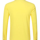 Glen Men's Linen Shirt – Light Yellow