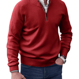 Men's Casual Zip-Front Sweater
