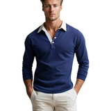 Russell Men's Polo Collar Sweater