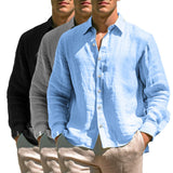 Men's Casual Linen Shirt