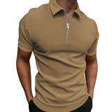 Men's Zip Polo Shirt