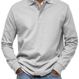Brian Men's Long Sleeve Polo Shirt