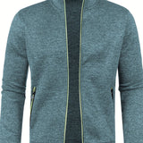 Classic Men's Button-Front Cardigan