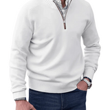 Men's Casual Zip-Front Sweater
