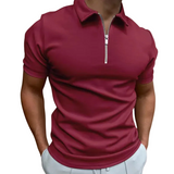 Men's Zip Polo Shirt