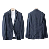 Allan Men's Elegant Linen-Blend Set