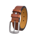 Brian Men's Leather Belt – Sturdy Classic Belt with Buckle