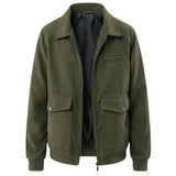 Men's Corduroy Jacket – Army Green