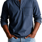 Men's Vintage-Style Polo Shirt