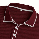 Lyle Men's Ribbed Polo Shirt