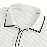 Lyle Men's Ribbed Polo Shirt