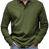 Brian Men's Long Sleeve Polo Shirt