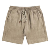 Casual Men's Linen-Blend Shorts