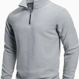 Men's Long-Sleeve Zip Cardigan