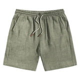 Casual Men's Linen-Blend Shorts