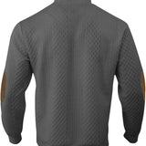 Men's Elegant Button Sweater