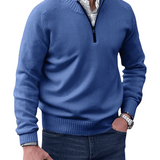 Men's Casual Zip-Front Sweater