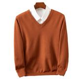 Elegant Men's V-Neck Sweater