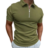 Men's Zip Polo Shirt