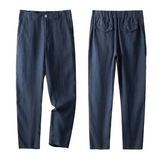 Allan Men's Elegant Linen-Blend Set