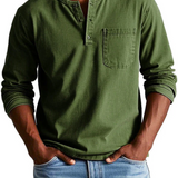 Men's Vintage-Style Polo Shirt