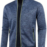 Classic Men's Button-Front Cardigan
