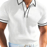 Lyle Men's Ribbed Polo Shirt