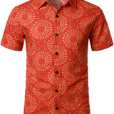 Men's Boho 70s-Style Hawaiian Shirt