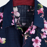 Men's Floral Shirt in Navy or White
