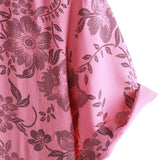 Douglas Men's Hawaiian Floral Short Sleeve Shirt – Pink