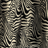 Donald Men's Retro Tiger Print Short Sleeve Shirt – Black