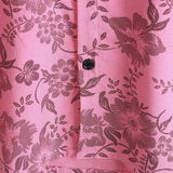 Douglas Men's Hawaiian Floral Short Sleeve Shirt – Pink
