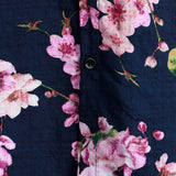 Men's Floral Shirt in Navy or White