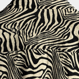 Donald Men's Retro Tiger Print Short Sleeve Shirt – Black