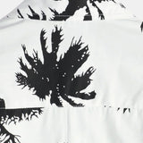 Gerald Men's Short Sleeve Hawaiian Shirt with Floral Pattern – White