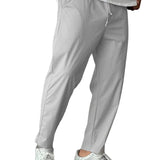 Men's Elegant Tapered Drawstring Pants