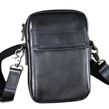 Barry Men's Leather Crossbody Bag with Compartments
