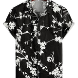 Glen Men's Short Sleeve Shirt – Black