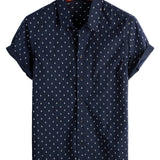 Men's Navy Casual Shirt