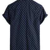 Men's Navy Casual Shirt