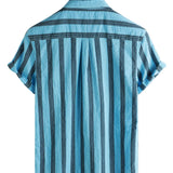 Clayton Men's Hawaiian Short Sleeve Shirt with Chest Pocket