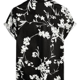 Glen Men's Short Sleeve Shirt – Black
