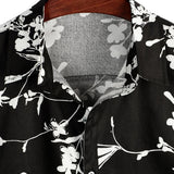 Glen Men's Short Sleeve Shirt – Black