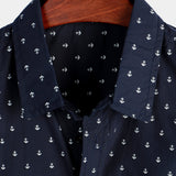 Men's Navy Casual Shirt