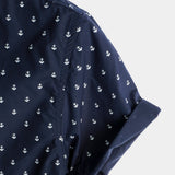 Men's Navy Casual Shirt